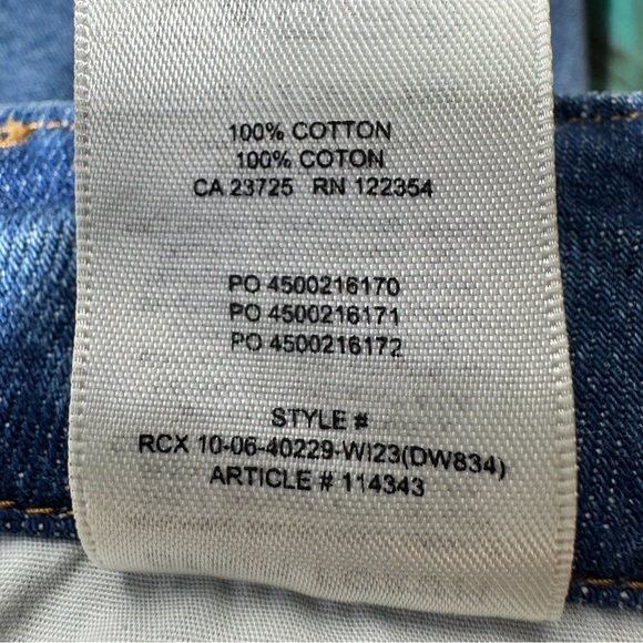 Aritzia Denim Forum The 90s Edie Lo-Rise Cargo Jeans Size 30 100% Cotton - Picture 14 of 16